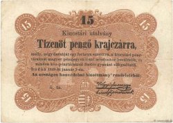 15 Pengö Krajczar HUNGARY  1849 PS.121 F+