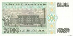 50000 Lira TURKEY  1995 P.204 AU