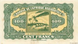 100 Francs AFRIQUE OCCIDENTALE FRANÇAISE (1895-1958)  1942 P.31a SUP+