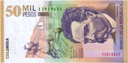 50000 Pesos COLOMBIA  2000 P.449a