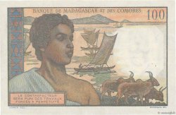 100 Francs - 20 Ariary MADAGASKAR  1961 P.052 VZ