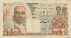 100 Francs La Bourdonnais FRENCH EQUATORIAL AFRICA  1946 P.24 VF+