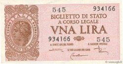 1 Lire ITALIA  1944 P.029c FDC
