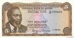5 Shillings KENYA  1971 P.06b