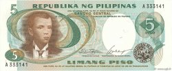 5 Piso FILIPINAS  1969 P.143a