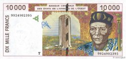 10000 Francs WEST AFRICAN STATES  1999 P.814Th