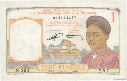 1 Piastre FRENCH INDOCHINA  1953 P.092