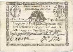 10 Paoli ITALIEN  1798 PS.540d VZ