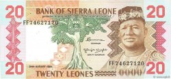 20 Leones SIERRA LEONE  1984 P.14b SUP