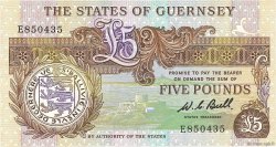 5 Pounds GUERNESEY  1980 P.49a
