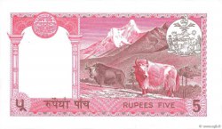 5 Rupees NÉPAL  1974 P.23 SPL