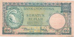 100 Rupiah INDONESIA  1957 P.051 F