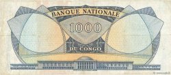 1000 Francs REPúBLICA DEMOCRáTICA DEL CONGO  1964 P.008a BC