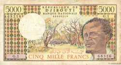 5000 Francs DSCHIBUTI   1979 P.38a