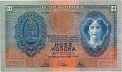 20 Kronen AUSTRIA  1907 P.010 VF