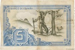 5 Pesetas SPAIN Bilbao 1937 PS.561f VF