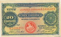 20 Centavos MOZAMBICO  1914 P.057 q.SPL
