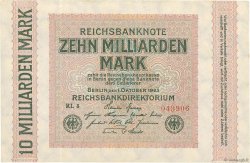 10 Milliards Mark GERMANIA  1923 P.117c