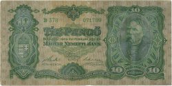 10 Pengö UNGARN  1929 P.096 S