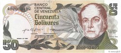 50 Bolivares VENEZUELA  1981 P.058 FDC