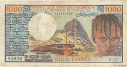 1000 Francs CAMERUN  1974 P.16a MB