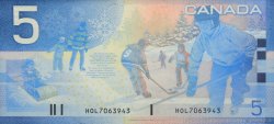 5 Dollars CANADA  2005 P.101d FDC