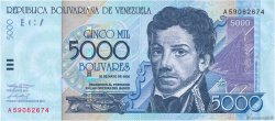 5000 Bolivares VENEZUELA  2000 P.084a FDC
