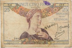 25 Francs ISLA DE LA REUNIóN  1944 P.23 RC