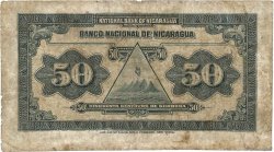 50 Centavos NICARAGUA  1912 P.054a q.MB