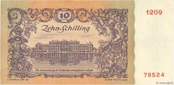 10 Schilling AUSTRIA  1950 P.127 EBC