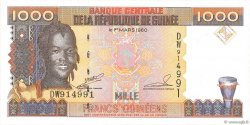 1000 Francs Guinéens GUINEA  1998 P.37 FDC