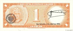 1 Colon EL SALVADOR  1970 P.110b ST