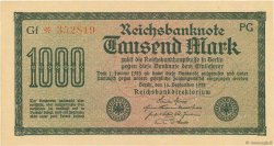 1000 Mark GERMANIA  1922 P.076b q.FDC