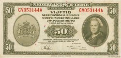 50 Gulden INDES NEERLANDAISES  1943 P.116a TTB+