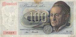 100 Deutsche Mark GERMAN FEDERAL REPUBLIC  1948 P.15a B