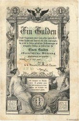 1 Gulden AUSTRIA  1866 P.A150 MB