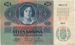 50 Kronen AUSTRIA  1914 P.015 VF
