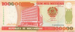 100000 Meticais MOZAMBIK  1993 P.139 ST