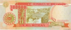 100000 Meticais MOZAMBIQUE  1993 P.139 UNC