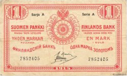 1 Markka FINLAND  1915 P.016b