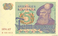 5 Kronor SWEDEN  1974 P.51c