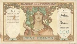 100 Francs YIBUTI  1931 P.08 BC a MBC