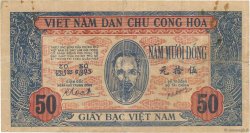 50 Dong VIETNAM  1947 P.011b BC+