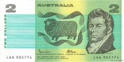 2 Dollars AUSTRALIA  1985 P.43e XF