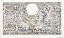100 Francs - 20 Belgas BELGIO  1943 P.107 AU