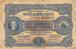 2,5 Escudos MOZAMBICO  1921 P.067b MB