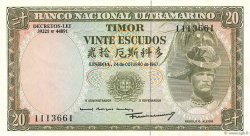 20 Escudos TIMOR  1967 P.26a UNC
