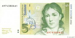 5 Deutsche Mark GERMAN FEDERAL REPUBLIC  1991 P.37 UNC