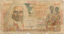 1 NF sur 100 Francs La Bourdonnais FRENCH ANTILLES  1960 P.01a B
