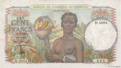 100 Francs FRENCH WEST AFRICA  1948 P.40 MBC
